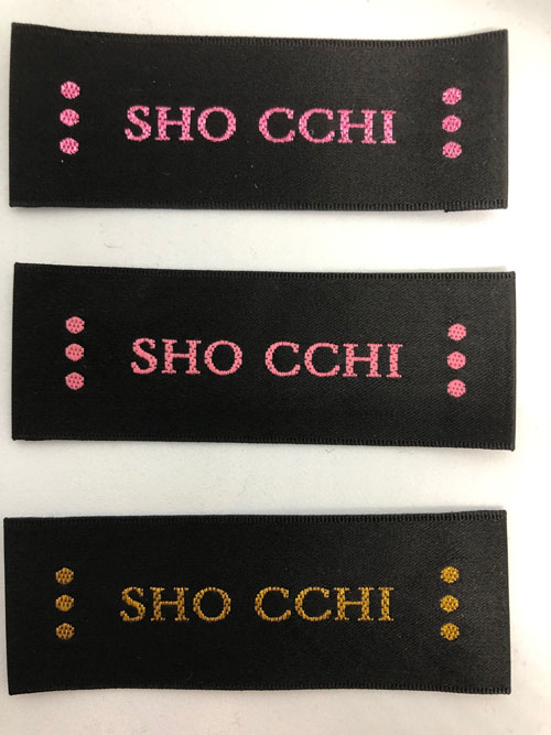 織りネームの糸見本帳を添付して早急にご説明できたことが良かったという事例