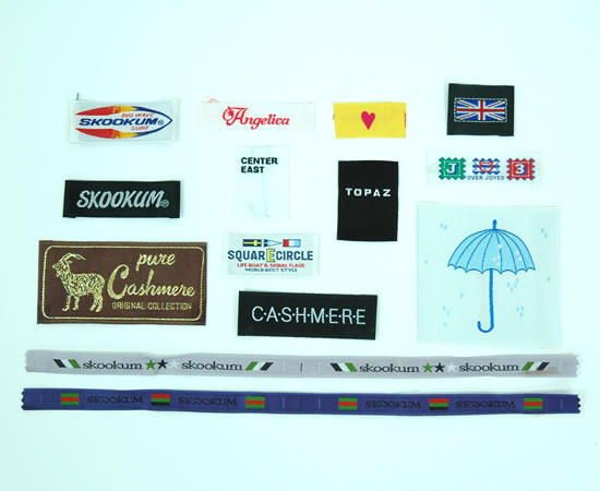 織ネーム 朱子織